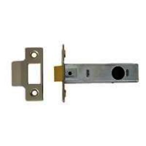 Tubular Mortice Latch 75mm Nickel Plated