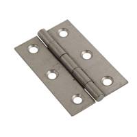 1838 Butt Hinges 100 x 76mm Self Colour Steel (Pair)