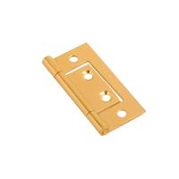 105 Flush Hinges 60mm Brass Plated (Pair)