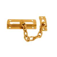 Contract Door Chain 80mm Brass Plated
