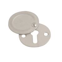 Traditional Covered Keyhole Escutcheon 35mm Polished Chrome