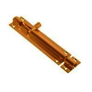 Door Bolt 63mm Brass Plated