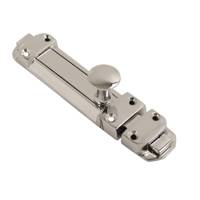 Heavy Duty Traditional Door Bolt 150mm Polished Chrome