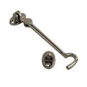 Silent Type Cabin Hook 150mm Polished Chrome