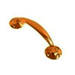 Bow Handle 150mm Polished Brass