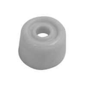 PVC Door Bumper Stop 30mm White (2 Pack)