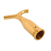 Pole Hook 125mm Polished Brass