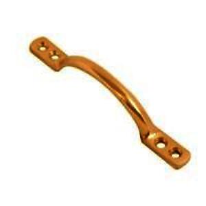 Sash Window Handle 125mm Polished Brass