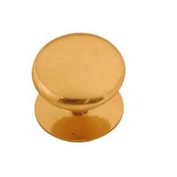 Traditional Cabinet Knob 35mm Polished Brass (2 Pack)