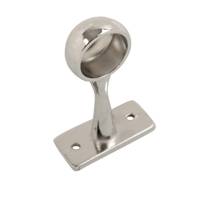 Wardrobe Rail End Bracket 25mm Polished Chrome (2 Pack)