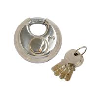 Discus Padlock 70mm Polished Stainless Steel