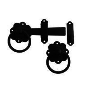Plain Ring Gate Latch 1136 150mm Black
