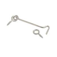 Gate Hook and Eye 50mm Zinc Plated (2 Pack)