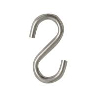 Chain S Hooks 6mm x 55mm Zinc Plated (2 Pack)