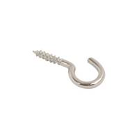 Ironcore Steel Curtain Hooks Nickel Plated - 20 Pack