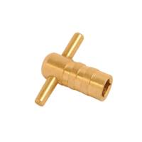 Ironcore Radiator Bleed Key Satin Brass
