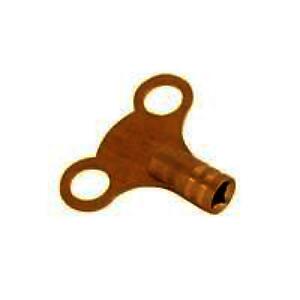 Ironcore Easy Grip Clock Radiator Key Satin Brass