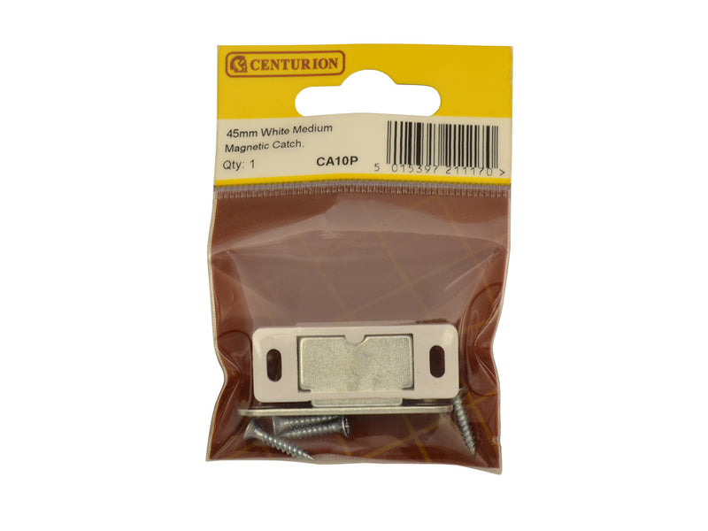45mm White Medium Magnetic Catch
