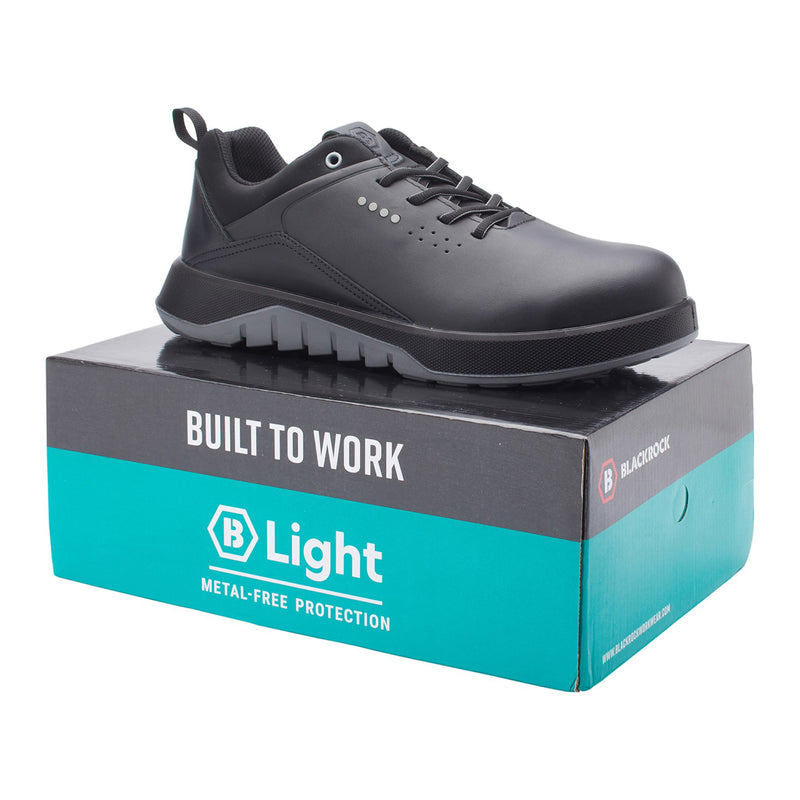 Blackrock Austin Composite Safety Trainers - Black/Grey size 4