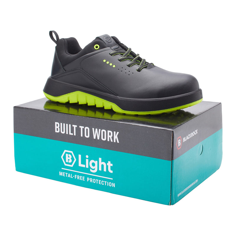 Blackrock Austin Composite Safety Trainers - Black/Yellow size 6