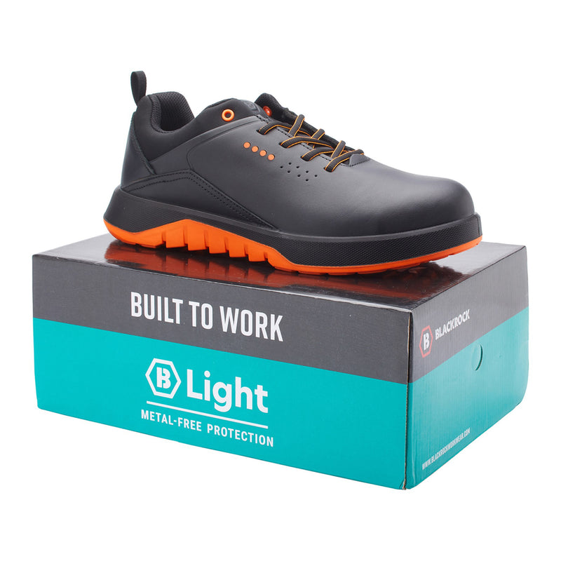 Blackrock Austin Composite Safety Trainers - Black/Orange size 10