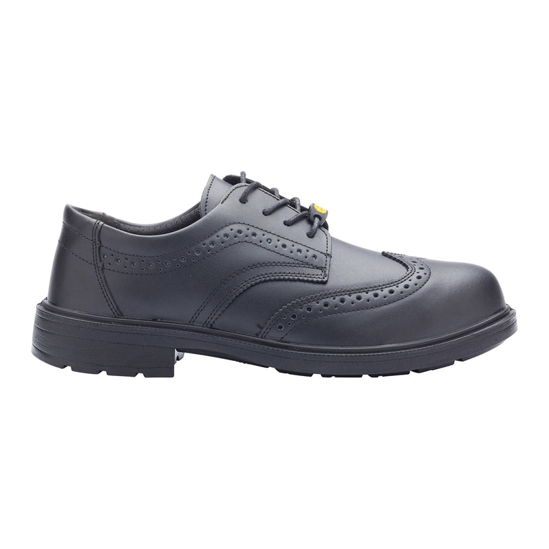 Blackrock Brogue Composite Safety Shoes - Black size 7