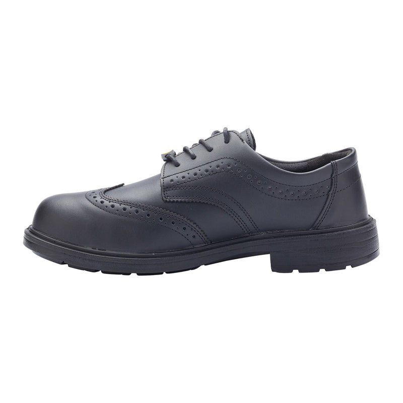Blackrock Brogue Composite Safety Shoes - Black size 9