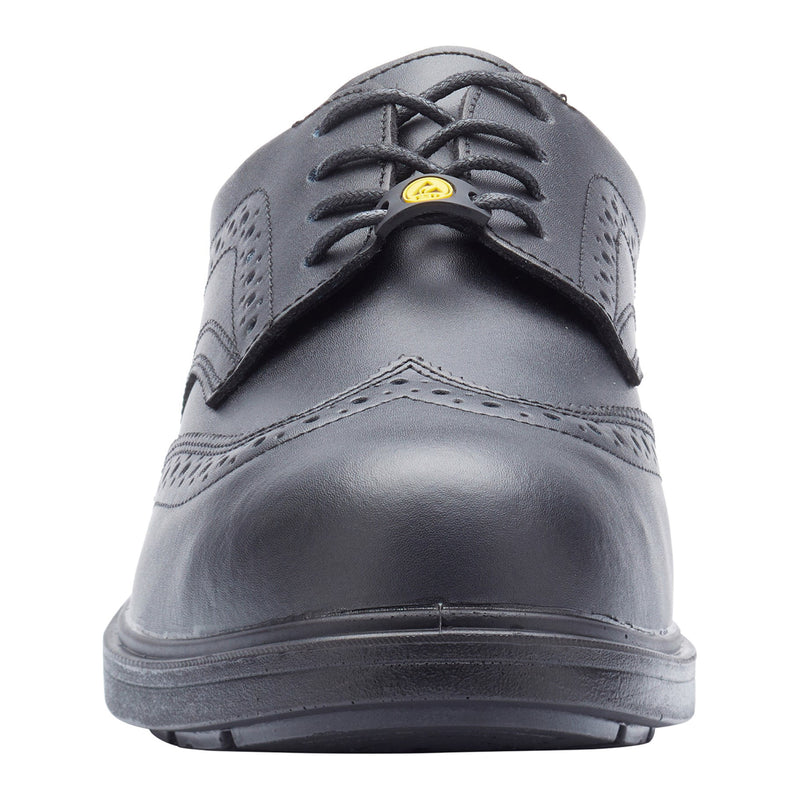 Blackrock Brogue Composite Safety Shoes - Black size 9