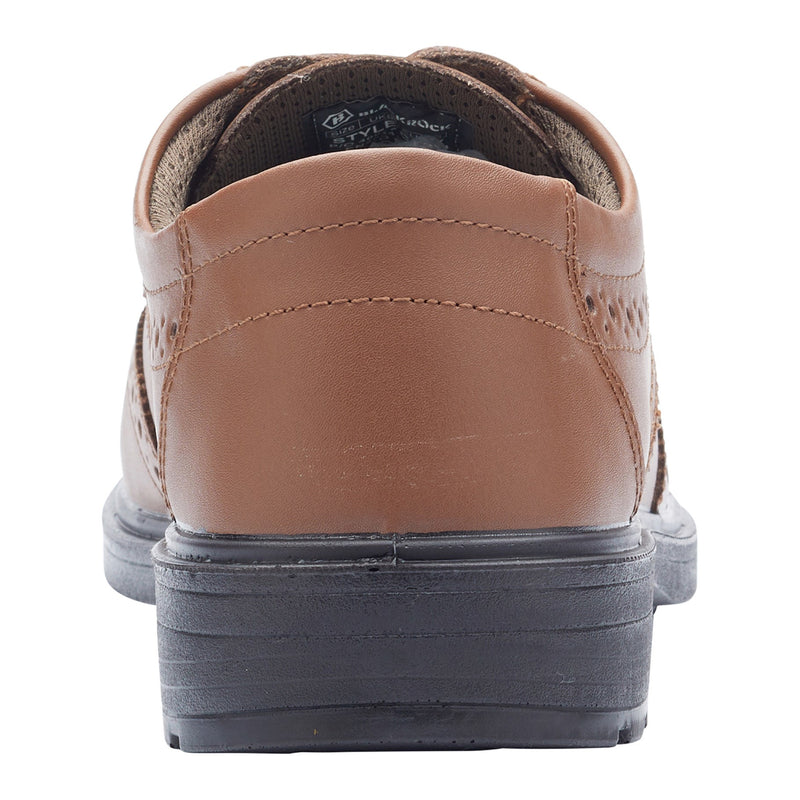 Blackrock Brogue Composite Safety Shoes - Brown size 7