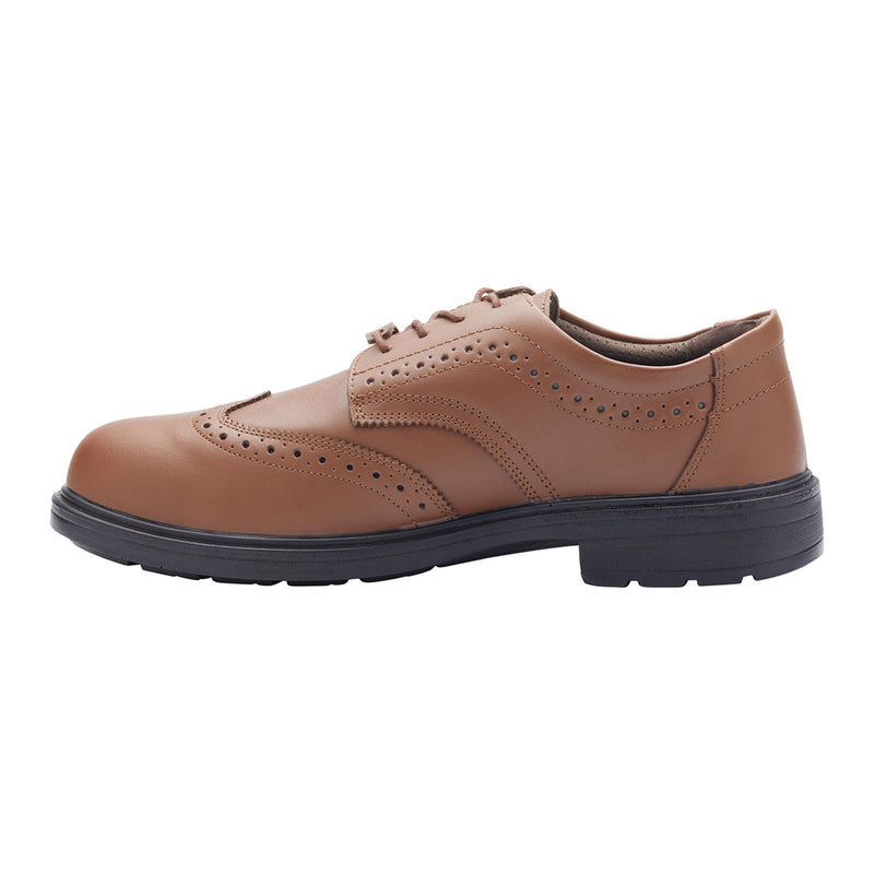 Blackrock Brogue Composite Safety Shoes - Brown size 9