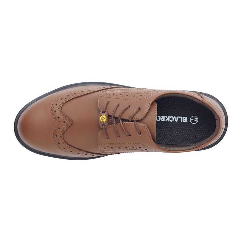 Blackrock Brogue Composite Safety Shoes - Brown size 11