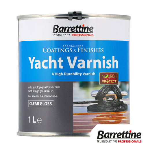 Barrettine Nourish & Protect Yacht Varnish Clear Gloss
