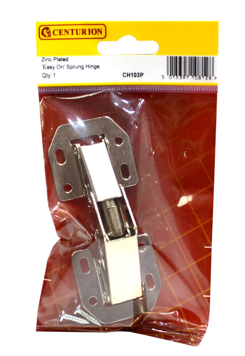 97mm ZP Easy On Hinge - Sprung