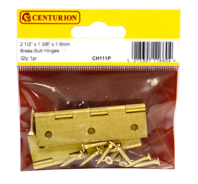 2 1/2" X 1 Sc Med Duty Butt Hinge