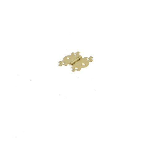 Steel Butterfly Hinges, Electro Brassed, 51mm