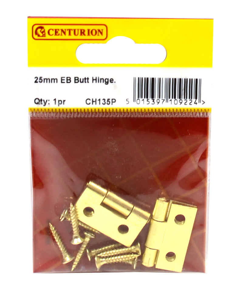 25mm Eb Steel Butt Hinge (1 Pair)