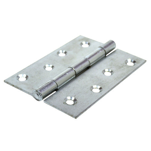 Steel Butt Hinges, Zinc Plated, 100mm