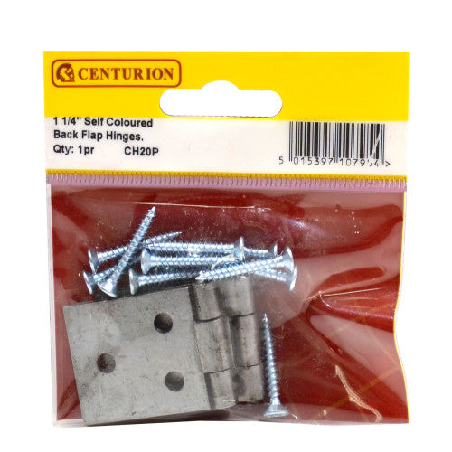 32mm (1 1/4") SC Steel Backflap Hinge (1 pair)