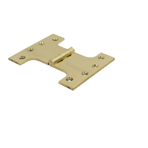100mm (4") x 75mm (3") x 125mm (5") x 4mm (1/8") PB Parliament Hinge (1 pair)