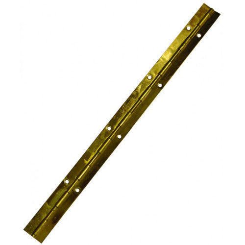 Piano Hinges, Electro Brassed, 1800mm x 25mm