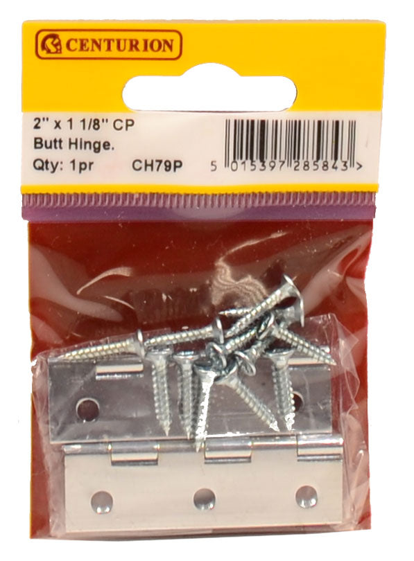 2" X 1 1/8" X 1.5Mm Cp Solid Drawn Butt