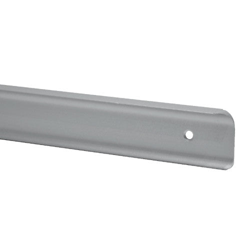 40mm Bullnose Corner Worktop Trim - 6mm Radius - Matt Silver