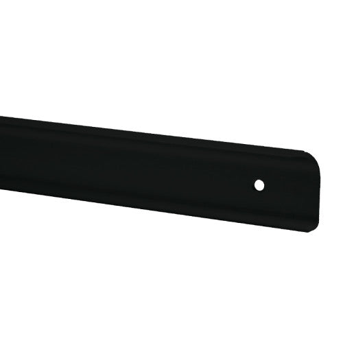 40mm Bullnose Corner Worktop Trim - 6mm Radius - Black
