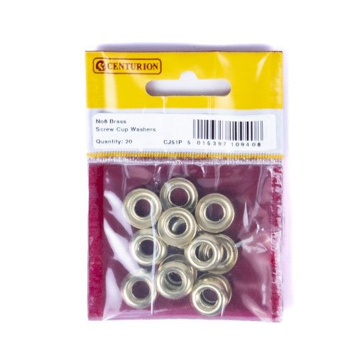 No 8 EB Screw Cup Washers (Pack of 20)