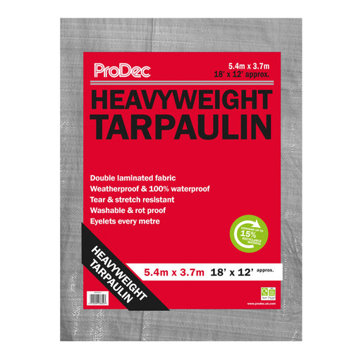 ProDec 18' x 12' Heavyweight Multi-Purpose Tarpaulin