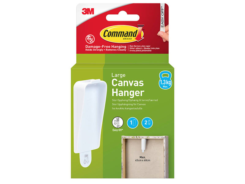 Canvas Hanger Large (1 Hook + 2 Strips)
