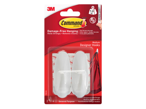 Medium Designer Hook (2 Hooks + 4 Strips)