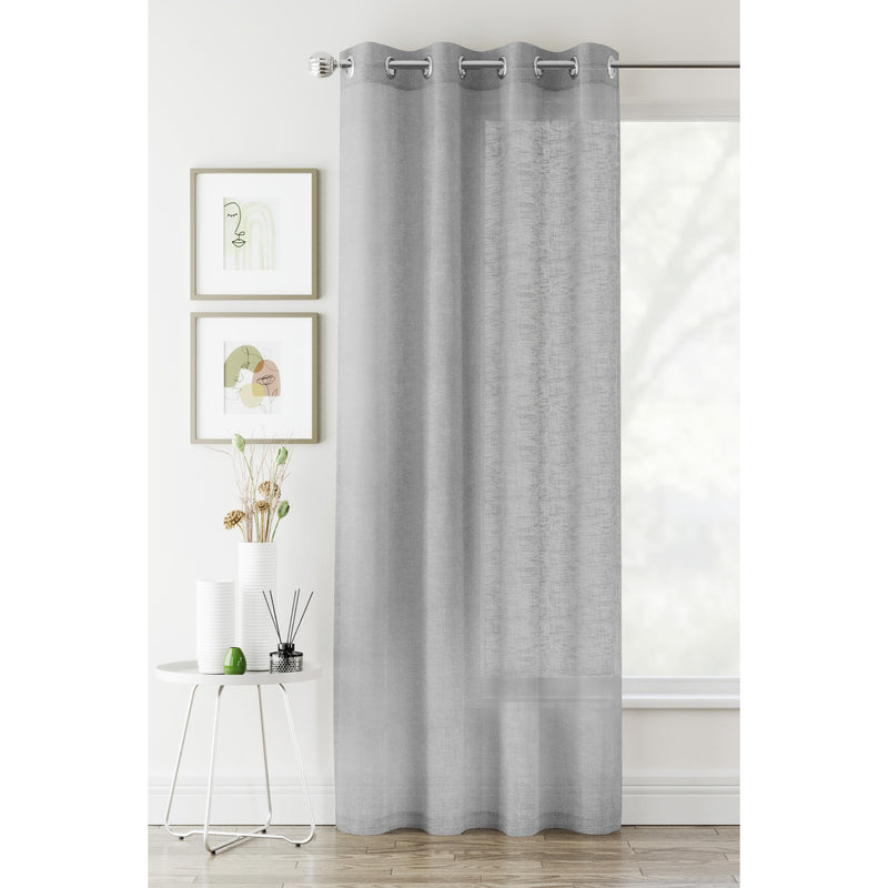 Crete Voile Panel Silver 229cm