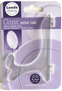 Clear Plastic Plate Display Stand Small 4" (10cm)