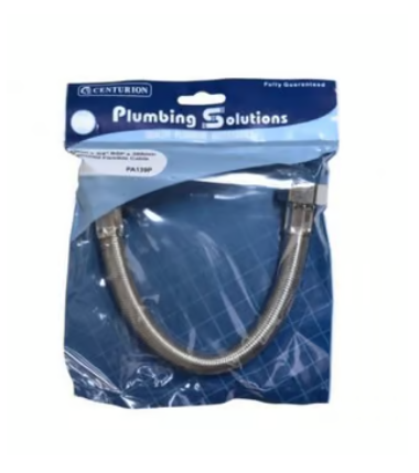 REDUCED 22Mm X3/4" Bspx300Mm Armoured Flex Cable